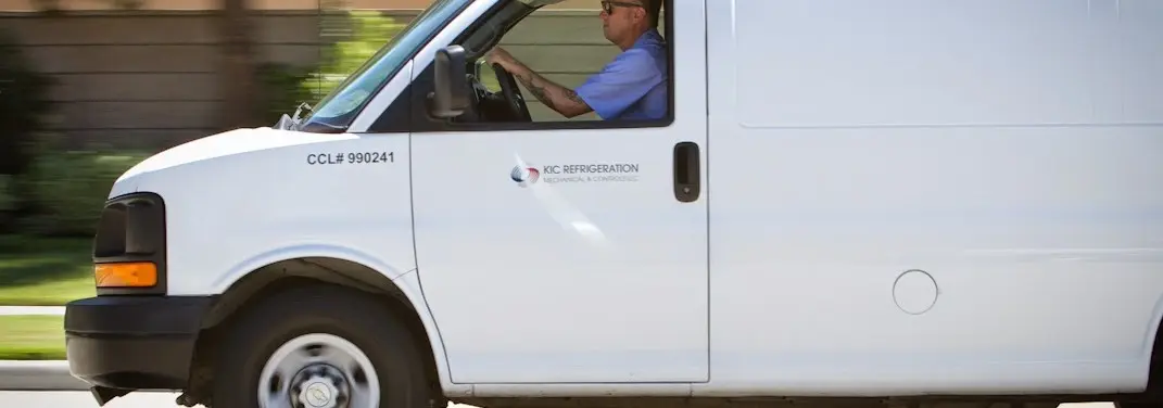 KIC Refrigeration service vehicle serving Parole area